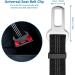 Dog Seat Belt for Cars UK Adjustable Dog Travel Safety Belt Bungee Seat Belt for Dogs Dog Travel Accessories - Premium Elastic Seat Belt Black - Buy Online on GoSupps.com