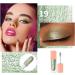 Oulac Metallic Mint Green Glitter Eyeshadow - Vegan & Cruelty-Free Sparkly Eye Makeup - 5.4g - Buy Online on GoSupps.com