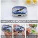 Buy Bald Eagle Flying Print Pill Box - Portable 2 Compartment Medicine Organizer | Decorative Metal Pocket & Purse Pill Case - Buy Online on GoSupps.com