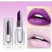 Women's Purple Lipstick Dual Color Shimmer Metallic Purple Silver Lipstick High Pigment Long Lasting Waterproof Shimmering Glossy Moisturizing Matte Finish  - Buy Online on GoSupps.com