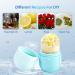 Buy Ice Roller for Face & Eye | Skin Care Kit to Brighten Skin Reduce Fine Lines & Pores - Blue - Buy Online on GoSupps.com