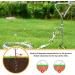 XhuangTech 16.4ft Dog Tie Out Cable with 16 inches Heavy Duty Spiral Ground Stake Spike for Dog Up to 130 lbs for Playing Camping and Backyard in Ground - Buy Online on GoSupps.com