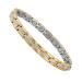 Sabona Lady Executive Regal Duet Magnetic Bracelet, Small, 6.5 Small Gold