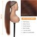 PORSMEER 30 Inch Yaki Straight Drawstring Ponytail Clip In Extensions for Women Kinky Straight Pony Tail Extensions Hair Extensions Ponytail (Black mixed brown) - Buy Online on GoSupps.com