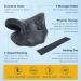 Heated Cervical Neck Traction Device with Graphene Heating Pad - Neck Stretcher for Pain Relief and Spine Alignment - Soft Cervical Pillow (Black) - Buy Online on GoSupps.com