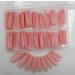 100pc Colored Coffin Press on Nails Long Nude Ballerina False Nails for Women - Acrylic Full Cover Manicure Design for Teens - Buy Online on GoSupps.com