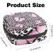 Pink Butterfly & Leopard Pattern Women's Napkin Storage Bag - Portable Menstruation Cup & Tape - Ideal for First Period Essentials - Buy Online on GoSupps.com