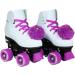 Epic Skates Princess Quad Roller Skates White/Purple Youth 4 - Premium Youth Roller Skates - Buy Online on GoSupps.com