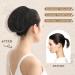 Buy BARSDAR Hair Extension - Short Brown Hair Chignon with Clip 20cm Synthetic Hair for Women | Dark Chestnut Brown - Buy Online on GoSupps.com