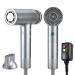 120000 RPM High Speed Hair Dryer 600 Million Negative Ions Blow Dryer Brushless Motor 2 Speeds 4 Temps Lightweight Low Noise with Magnetic Nozzle for Salon Home Travel