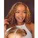 Highlight Wear and Go Glueless Wig Human Wigs Glueless Deep Wave Human Wig Short Bob Wig Yddm 5x5 HD Lace 12 Inch Pre Plucked Pre Cut 180% Density Honey Blonde Front Wig Human Hair 5x5 4/27 Water Wave Wig