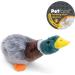 Petface Honking and Squeaky Duck Plush Dog Toy - Interactive Pet Play Toy - Buy Online on GoSupps.com