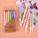 36-Count Rainbow Spiral Birthday Candles with Holders - Party Cake Candles - Buy Online on GoSupps.com