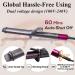 Hair Curling Iron Wand 1-1/4-Inch - 5.2" Long Barrel for Fast Curling Dual Voltage Ceramic Coating - Buy Online on GoSupps.com