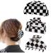 Pack of 3 Hair Claw Clips Medium Hair Claw for Thick and Thin Hair 6.5 cm Celluloid Hair Clips Women's Medium Hair Claw Clips for Hair 3 Colours 3 pack Color B
