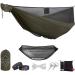 Onewind 11ft Camping Hammock with Mosquito Net - Portable Lightweight Double Hammock for Camping, Hiking, and Backpacking - Sturdy Ripstop Nylon - Includes Tree Straps - OD Green - Buy Online on GoSupps.com
