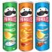 Sour Cream & Onion Sharing Crisps 185g with Paprika Sharing Crisps 185g and Salt & Vinegar Sharing Crisps 185g - Bundle Consisting of Pringles x3 Packs