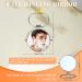 AumVum Travel Mirror Folding 10X Magnifying 6" Compact Double-Sided Makeup Vanity Mirror Portable Handheld & Wall Hanging for Shaving Bathroom and Desktop Use No Light - Buy Online on GoSupps.com
