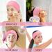 Spa Facial Headband Make up Hair Band Facial Headbands for Women for Sport Yoga Shower pink - Buy Online on GoSupps.com