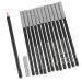 FOMIYES Lot de 12 Crayons Eyeliner Noirs Imperm ables Bois Naturel Maquillage Yeux Pr cis et Longue Tenue Stylo Contour des Yeux Facile Utiliser pour Usage Quotidien et Professionnel