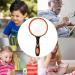 Reading Magnifying Glass | Anti-Slip Handle Magnifying Glasses for Work | Magnifying Glass for Kids Kids Magnifying Glass High-Definition for Elderly Reading Orange1 - Buy Online on GoSupps.com