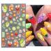 JMEOWIO 3D Embossed Fruit Nail Art Stickers - Strawberry Lemon Decals for 5D Spring Summer Nail Designs | Self-Adhesive Pegatinas U as | 4 Sheets - Buy Online on GoSupps.com