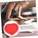 PRETYZOOM Mold Heart Shaped Biscuit Heart Cupcake Pan Silicone Cookie Mini Cupcake Heart Cake Pan Baking Supply Tube Baking Tins Cake Tin Red Wedding Large Baking Dish Silica Gel - Buy Online on GoSupps.com