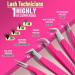 Diva Lashes 5 Pack Eyelash Extension Tweezers Kit - Anti-Slip Fiber Tip, Japanese Stainless Steel - Ombre - Buy Online on GoSupps.com