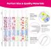 Smlpuame Baby Pacifier Chain Set - 6 BPA-Free Fabric Clips for Girls | Fits Most Pacifiers & Bite Toys | Ideal Baby Shower Gift (Fruit & Flower) - Buy Online on GoSupps.com