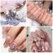 Nail Art Slices - 12 Colorful Irregular 3D Abalone Shell Stones & Sequins for Stunning Nail Decoration - International Shipping Available - Buy Online on GoSupps.com