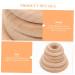 Eringogo 6 Pack Wooden Circle Accessories | Natural Beech Wood Rings for Baby Teething & Biting | Safe Baby Bite Rings - Buy Online on GoSupps.com