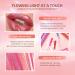 Buy DAGEDA Glitter Lipstick - Long Lasting Rose Red Sparkling High Pigment Lip Gloss | Waterproof Christmas Makeup for Women | International Shipping Available - Buy Online on GoSupps.com