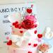 LaVenty 12 PCS Mothers Day Cake Topper Rose Flower Cake Topper Decoration Heart Love Cake Topper Decoration Mothers Day Gift Mothers Day Suprise For Her Pink - Buy Online on GoSupps.com