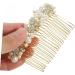 Ipetboom Alloy Rhinestone Hair Comb Wedding Hair Clip Pearl Clips for Hair Wedding Headpiece for Bride Diamond Headpiece Tiara Bridal Headdress Bridesmaid Crystal Accessories Rhinestones - Buy Online on GoSupps.com