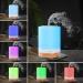 WD & CD 300ml Aroma Diffuser with Remote Control - Ultrasonic Humidifier & 7-Color LED Light - Wood Grain Design - Buy Online on GoSupps.com
