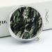 Round Tiger Stripe Camo Pill Box | 3 Compartment Portable Medicine Organizer Stylish Metal Pocket Pill Case - Buy Online on GoSupps.com