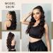 Hair Bun 24 Inch Synthetic Long Wavy Ponytail Drawstring Ponytail Extension Women Heat Resistant Fiber Hair Bun Hair Extension Hair Piece (Color : 1b) - Buy Online on GoSupps.com