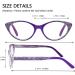 3 Pack EYEURL Cat Eye Reading Glasses for Women - Blue Light Blocking Anti-Eyestrain Readers 2.0x Magnification - Buy Online on GoSupps.com