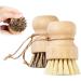 2Pcs Wooden Dish Brush Palm Corrosion Resistant Smooth Dish Scrubber with Rope Washable Reusable Hanging Scrub Brush for Pot Dish Sink Vegetables. - Buy Online on GoSupps.com