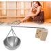Sauna Oil Cup Sauna Aromatherapy Oil Holder Stainless Steel Essential Oil Fragrance Diffuser Bowl with Wooden Block Use for Sauna Room(Small 11.4x9.1x1in) - Buy Online on GoSupps.com