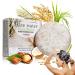 Rice Water Hair Shampoo Soap Bar Anti Dandruff Shampoo Bar Rice Water for Hair Growth for Hair Growth Nourishing Volumizing Cleansing Moisturizing & Strengthening For Dry Damaged Hair-Cruelty Free