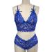 Sexy Lace Babydoll Lingerie Set | Blue-53 | Medium Size - Buy Online on GoSupps.com