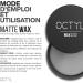 OCTYL Matte Wax | Professional Matte Wax | The mattifying texture and hold you need | Men's hair wax | 80 gr. - Buy Online on GoSupps.com