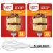 Duncan Hines Perfectly Moist Butter Golden Cake Mix 15.25 oz (Pack of 2) | Bundle With a Snack Scout Whisk