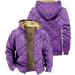 Hanxiulin Oversized Men s Fleece Jacket - Warm Long-Sleeved Stand-Up Collar Winter Coat - 4XL Purple Premium Bomber Jacket - Buy Online on GoSupps.com