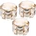 FRCOLOR Crystal Cream Jar 3 Pieces Empty Refillable Cosmetic Jars Makeup Jars Face Cream Jars Travel Lotion Containers (15G) - Buy Online on GoSupps.com