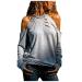 T-shirts for women shoulder-free top one shoulder long sleeves t-shirts teenagers girls women women sexy single-colored simple blouse shirts hollow hole narrow fit gray large