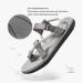 Men's Non-Slip Toe Corrector Flip Flops | Summer Orthopedic Sandals for Bunion Relief | Comfortable Outdoor Beach Slip-Ons | Size 10 Black - Buy Online on GoSupps.com