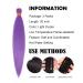 Light Purple Lavender Pre Stretched Braiding Hair 30 Inch - 3 Packs Yaki Texture Box Braid Extensions | Easy to Use Pre Feathered Braids for Summer - Buy Online on GoSupps.com