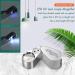 Leffis 40X Jewelers Loupe Magnifier with LED/UV Illumination - Metal Construction, Pocket Size for Jewelry, Gardening, Kids, Stamp, Rock Collecting - Buy Online on GoSupps.com